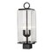 Z-Lite Sana 2 Light Outdoor Post Mount Fixture, Black And Seedy 592PHMS-BK - alternate 1